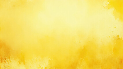 Yellow and Brown background with texture and distressed vintage grunge and watercolor paint stains backdrop illustration