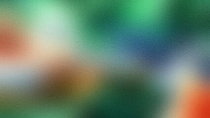 green blue orange red spot , abstract background shine bright light and glow template empty space , grainy noise grungy texture color gradient rough