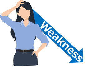 フレームワークのイラスト(SWOT分析（スウォット分析）)