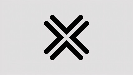  " X " icon logo design for business, 3d symbol for tech company