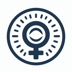 A logo representing gender equality 
