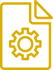 folder icon with gear