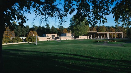 The Woodland Crematorium, in the Woodland Cemetery, Stockholm, Sweden