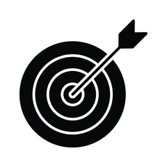 Grab this carefully crafted vector of business target in trendy style, financial focus icon design