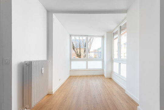 Bright and spacious empty apartment interior