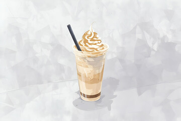 Cappuccino style dessin