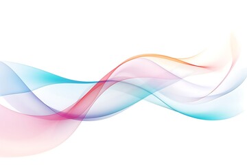 Abstract pastle wave on white background. for your design