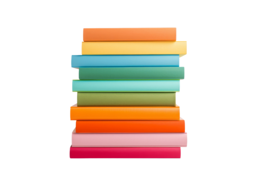 The Tower of Knowledge. On a White or Clear Surface PNG Transparent Background. - Powered by Adobe