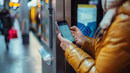 Europe use contactless payment methods and mobile ticketing apps to access public transportation