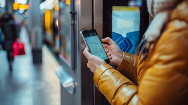 Europe use contactless payment methods and mobile ticketing apps to access public transportation