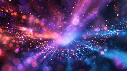 Obraz premium Abstract technology blue light