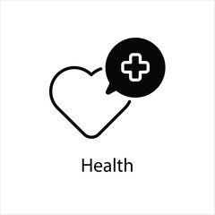 Obraz premium Health Vector icon