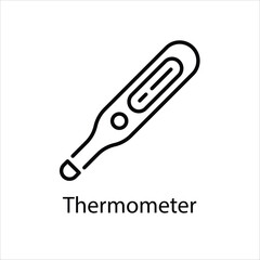 Thermometer Vector icon
