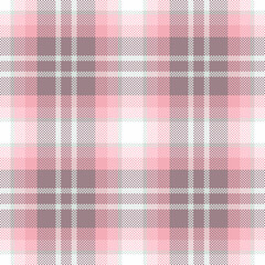 Seamless pattern vector of plaid fabric check with a texture textile tartan background.