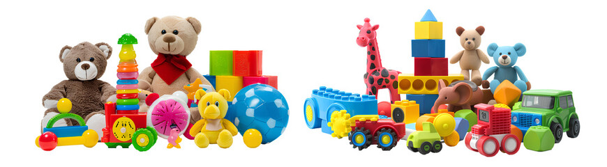 Obraz premium Children'sday toy, isolated white background