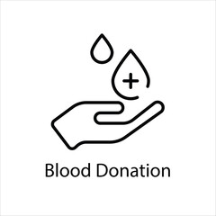 Blood Donation Vector icon