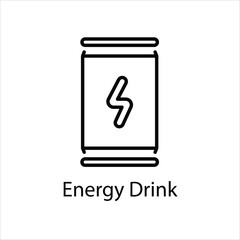 Energy Drink Vector icon