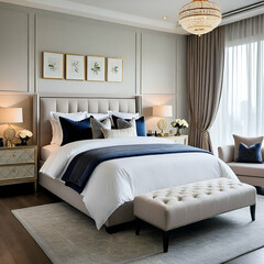 "Tranquil Haven: Spacious Master Bedrooms Radiating Peace and Harmony"
