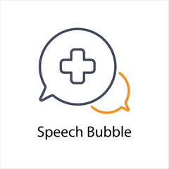 Speech Bubble Vector icon