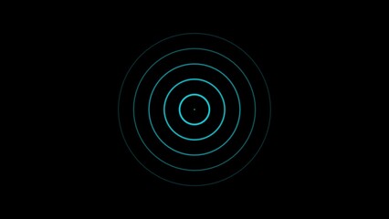 Radio waves illustration on background concept