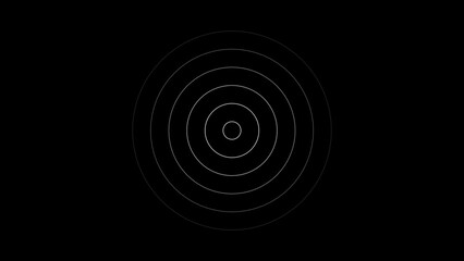 Radio waves illustration on background concept