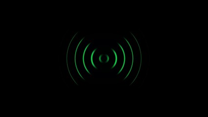 Radio waves illustration on background concept