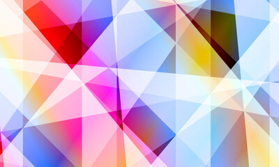 Polygonal mosaic colorful background. pattern texture crystal color.
