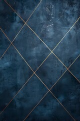 Abstract geometric blue golden gold dark 3d texture wall with squares and square rectangular rectangles cubes background banner illustration, textured wallpaper..