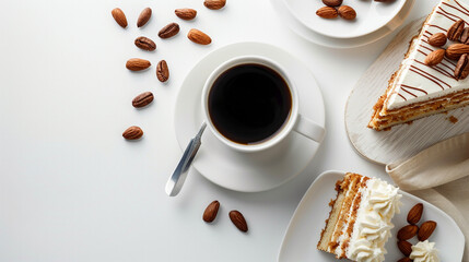 cup of coffee and cake