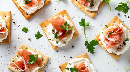 sandwiches with smoked salmon