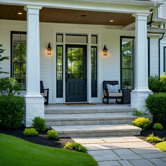 "Grand Entrance: Captivating Shots of Home Front Doors"