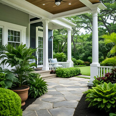 "Grand Entrance: Captivating Shots of Home Front Doors"