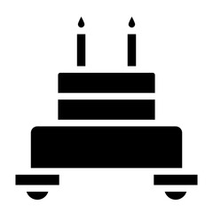 birthday cake glyph 