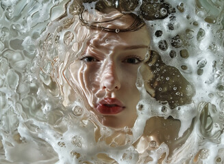Woman Water Elemental Portrait
