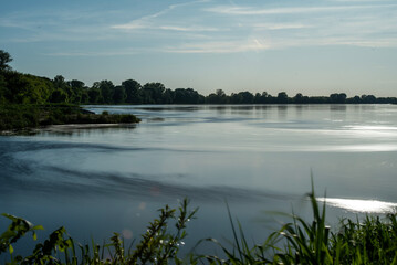 sundown, jezior, woda, niebo, słońce, krajobraz, wschody, charakter, rzeka, wieczorny, chmura, dzisiejszy wieczór, pomarańcz, brzask, poranek, chmura, spokojny, lato, sylwetka, horyzont,  © Krzysztof  Jaworski