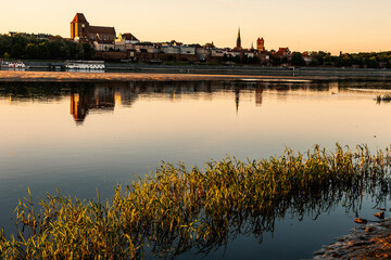 sundown, jezior, woda, niebo, słońce, krajobraz, wschody, charakter, rzeka, wieczorny, chmura, dzisiejszy wieczór, pomarańcz, brzask, poranek, chmura, spokojny, lato, sylwetka, horyzont,  © Krzysztof  Jaworski