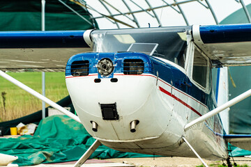 An old broken plane