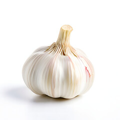garlic isolated in white background