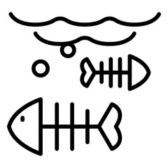 Dead fish icon