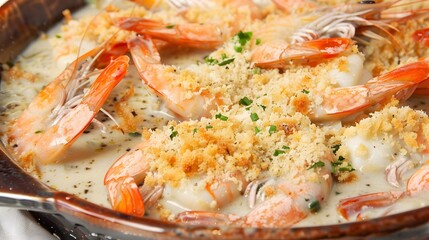Vatapá, a creamy seafood dish made with shrimp, coconut milk, and bread crumbs