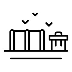 Water pollution icon