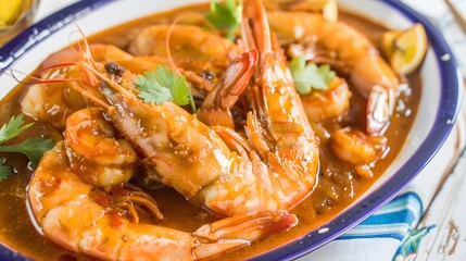 Xinxim de galinha, a spicy chicken and shrimp stew from Bahia