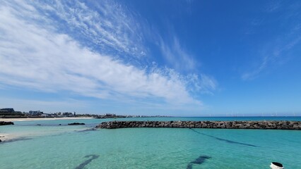 Gwakji Beach, beach, blue sea, blue sky, beach