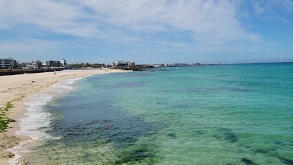 Gwakji Beach, beach, blue sea, blue sky, beach