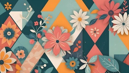 Craft a background with abstract floral patterns I upscaled_6 1
