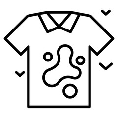 Dirty T-shirt icon