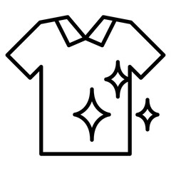 Clean shirt icon