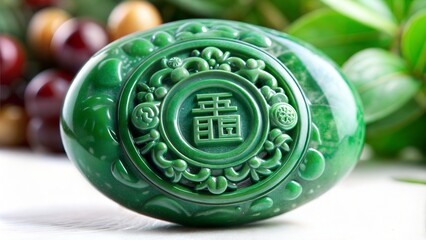 Jade: In Chinese culture, jade is considered a powerful good luck charm. It is believed to protect against bad luck and bring health, wealth, and longevity to its wearer.