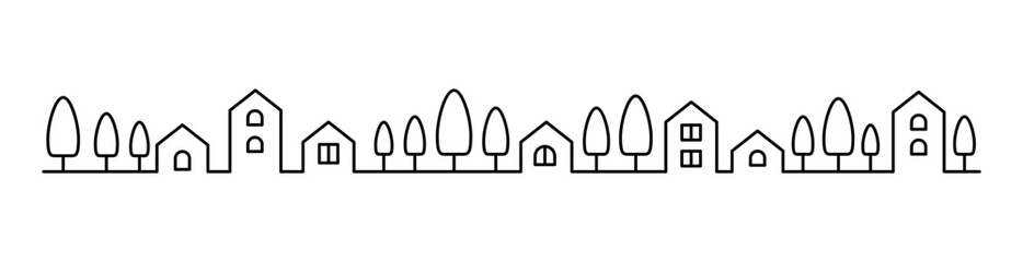 Smart city landscape graphic background