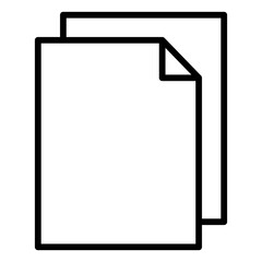 Paper, document, file icon
